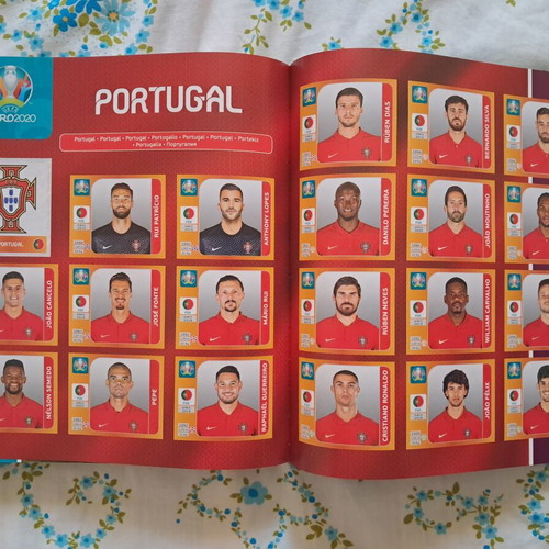 Euro Cup Panini football collections 1980-2020 album