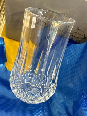Water glasses new, set of six