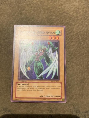 Elemental Hero Avian Yu-Gi-Oh κάρτα σαν καινούργια, αυθεντική