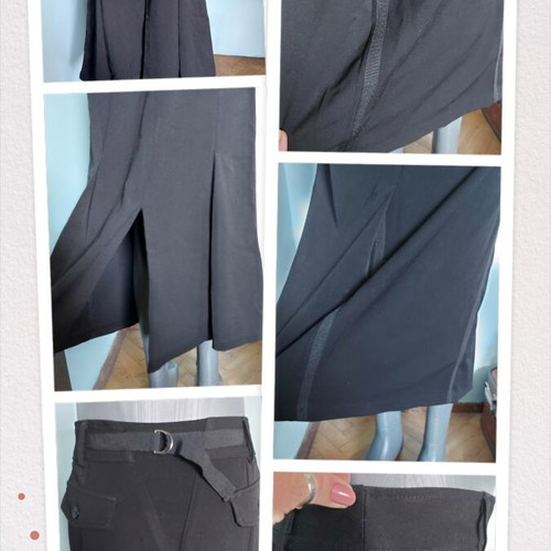 Luxury Black Italian Skirt like new, sizes XL and XXL