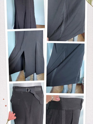 Luxury Black Italian Skirt like new, sizes XL and XXL