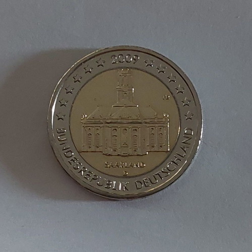 2 Euro Germany Saarland 2009/D uncircualted with capsule