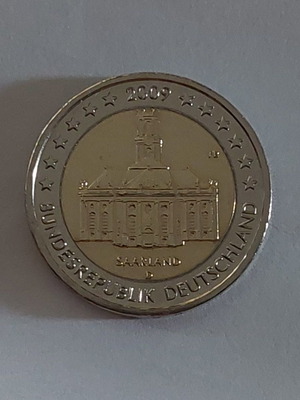 2 Euro Germany Saarland 2009/D uncircualted with capsule