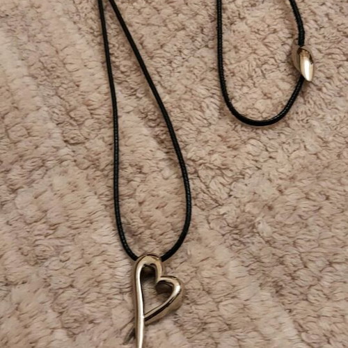 G & P handmade heart necklace .925 new