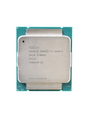 Intel Xeon E5-1630 v3 processor used, 3.70-3.80 GHz, 4 cores, 8 threads