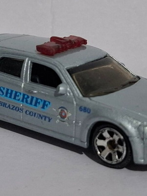 Matchbox 2005 Dodge Magnum Police Sheriff Brazos County 1/64 used