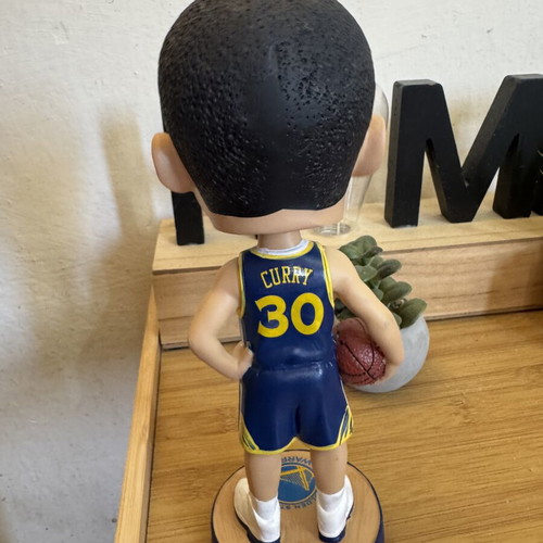 Stephen Curry NBA bobblehead figure, resin, 22 cm, hand-painted