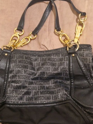 Love Moschino handbag lightly used, black