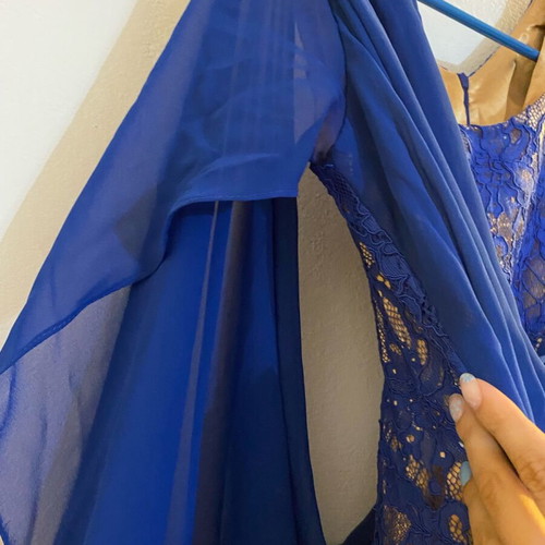 Opera House Luxury Blue Dress like new for Formal Events