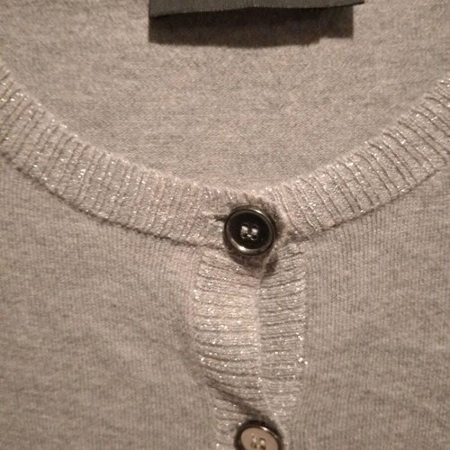 Koan women's cardigan new, grey with silver details, size M
