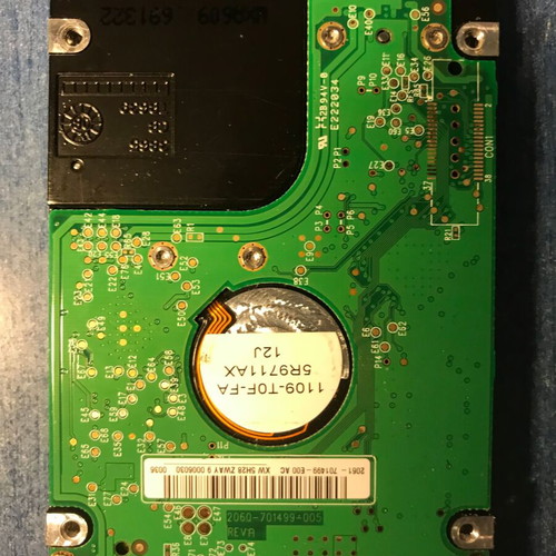 HDD Western Digital 320GB 2.5" WD3200BEVT used