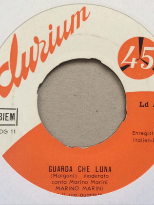 Marino Marini Ed Il Suo Quartetto Guarda Che Luna vinyl record used, pop