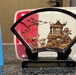 Chinese cork miniature decoration like new
