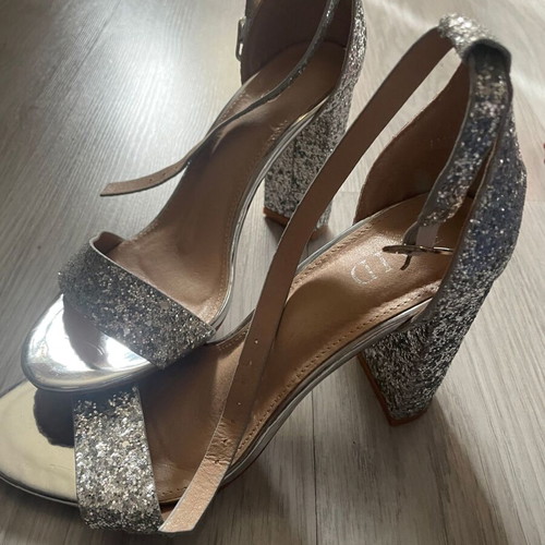 Women's silver sandals new, sexy style