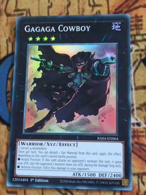 Gagaga Cowboy Super Rare κάρτα Yu-Gi-Oh!