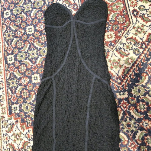 Mini black dress Mango like new, fitted XS-S