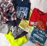 Energiers boys' clothes used, age 13-14, blue and multicolor