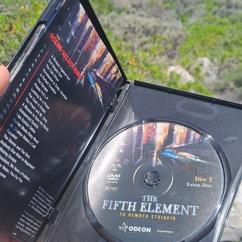 Το πέμπτο στοιχείο DVD μεταχειρισμένο, δράσης περιπέτεια θρίλερ με υπότιτλους