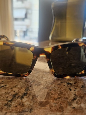 Prada Women's Sunglasses with Brown Tortoise Shell Frame and Brown Lens PR08YS 01V8C1 like new