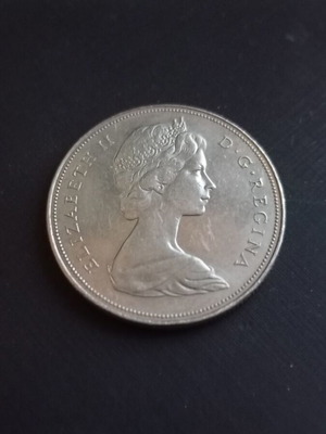 1 Canadian Dollar 1969 like new, coin