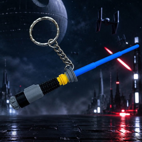 3D printed lightsaber keychain like new, customizable colors