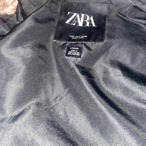 Teddy coat Zara used, rotten apple color, size S