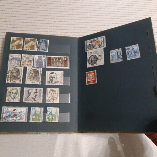 Stamp collection used, 2 albums Greek and foreign