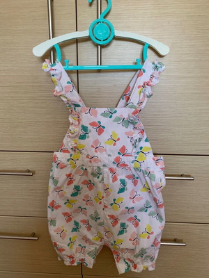 Jumpsuit with crisscross back like new, up to 2 years