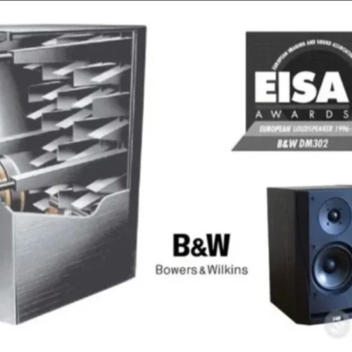 B&W DM 302 speakers like new, 100 watt, 8 ohm, 91db