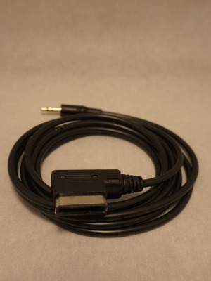 AUX Cable AMI/MMI/MDI to 3.5mm Jack new, black, 2m