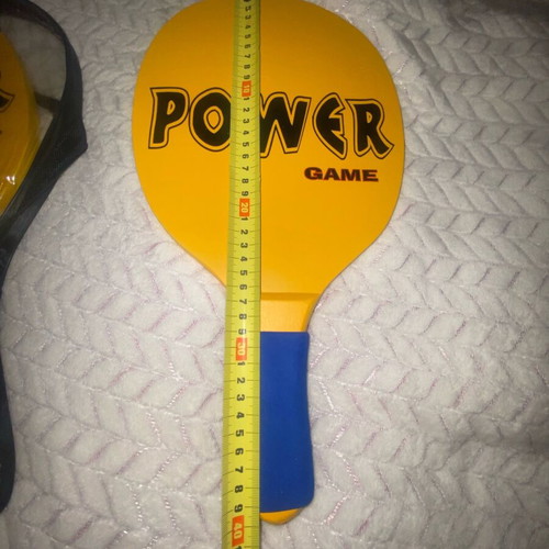 Beach rackets set like new, wooden rackets without ball