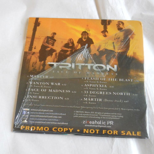 Tritton Face Of Madness CD used, metal