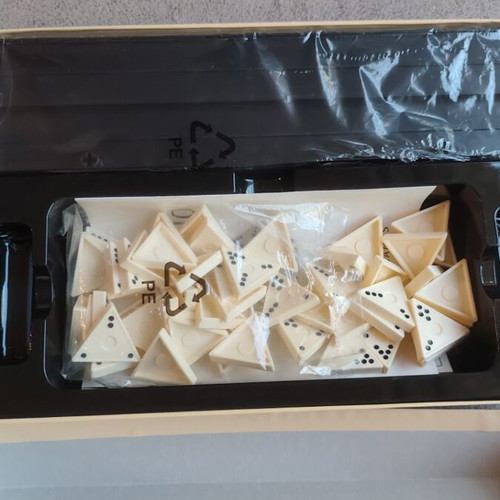 Triomino board game used, German box