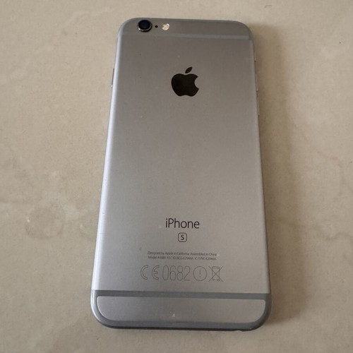 iPhone 6S Space Gray 16 GB used with box, screen defect