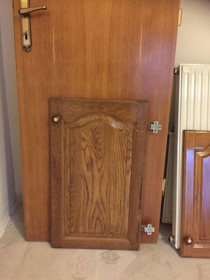 Solid wood kitchen door 1 pc & 4 drawers