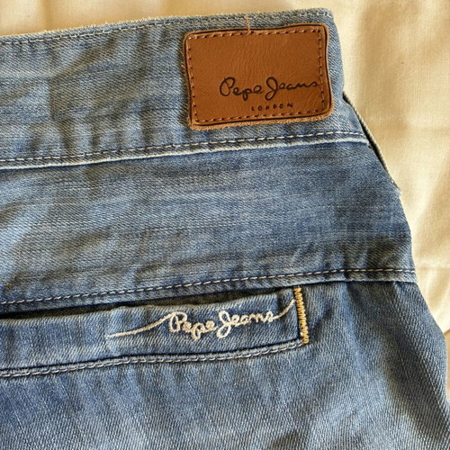 Pepe Jeans New Frisky Y2K denim shorts size S blue vintage like new