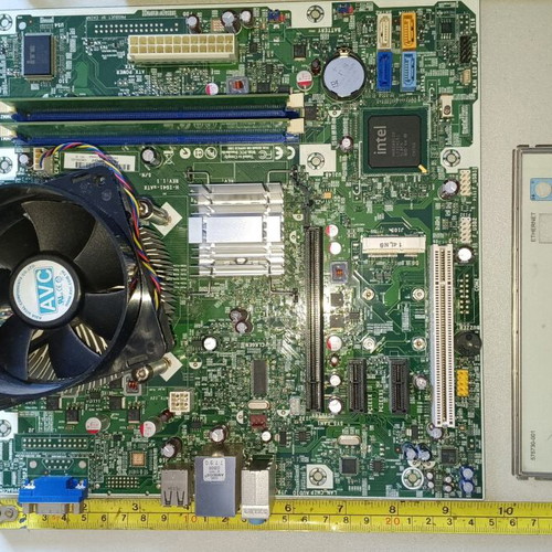 Foxconn 2A8C motherboard with Intel Pentium E5800 dual core 3.2 GHz and 2x2MB DDR3 RAM used