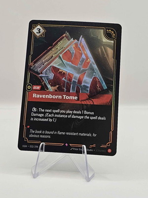 League of Legends Riftbound Origins Ravenborn Tome like new