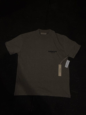 Essentials Fear of God light grey crewneck T-shirt, size S