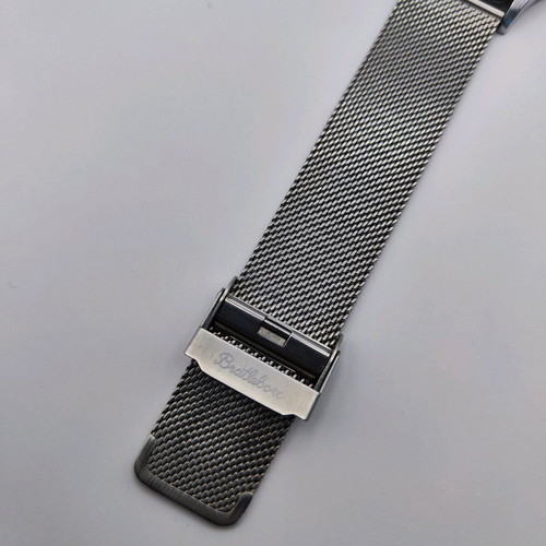 Bratleboro Tayrona watch like new, blue and silver