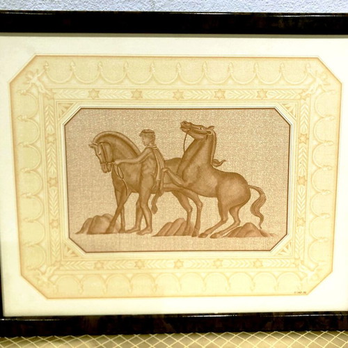 Decorative frames inspired by Parthenon frieze, set of 2, used