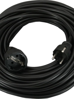 Extension cable 10m 3x2.5mm² black new
