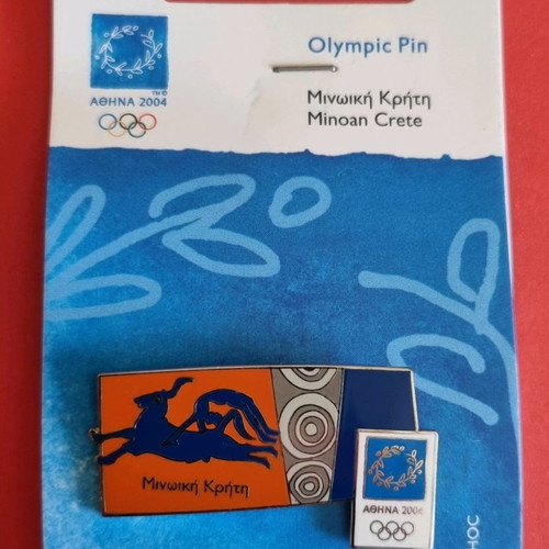 Athens 2004 Olympic pins Minoan Crete series new, set of 6