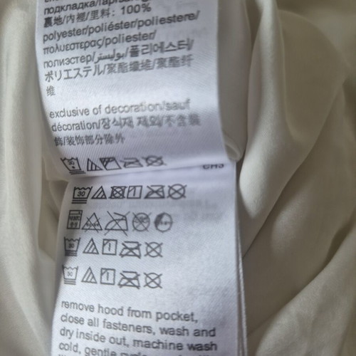 Calvin Klein windbreaker jacket like new, white, with hood