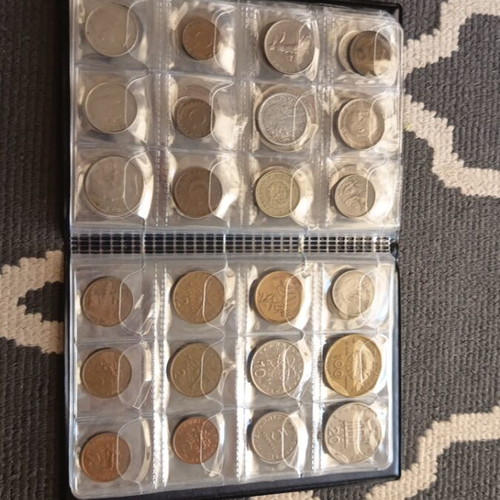 Collectible coins like new, set of 78 from around the world
