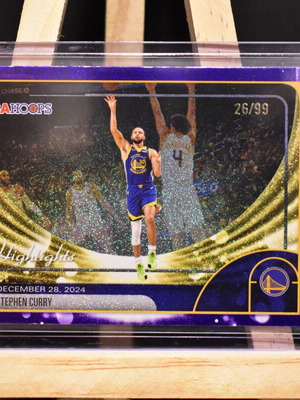 Stephen Curry Highlights NBA Hoops card /99