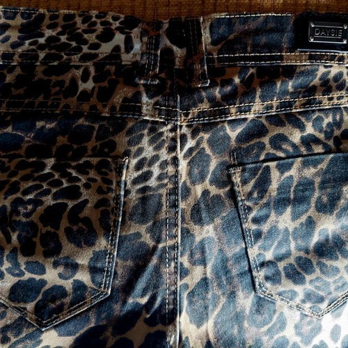 Leopard women's denim pants Daisy Street Small like new
