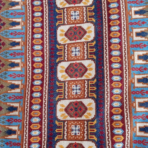 Handmade counted embroidery in traditional design like new 90x50