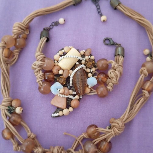 Necklace and bracelet set new condition