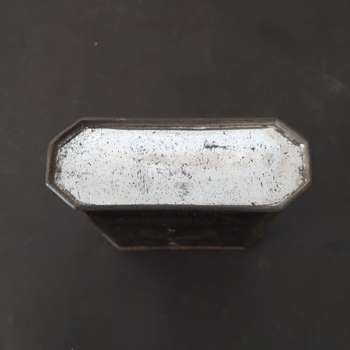 FFF hunting gunpowder tin box, Greek company EPK, 1930s